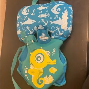 Infant life vest used once
